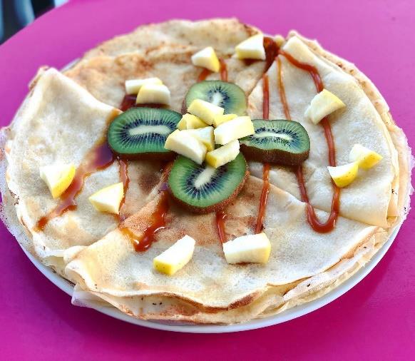 crêpes legeres à la farine blanche - Santé gourmet Image