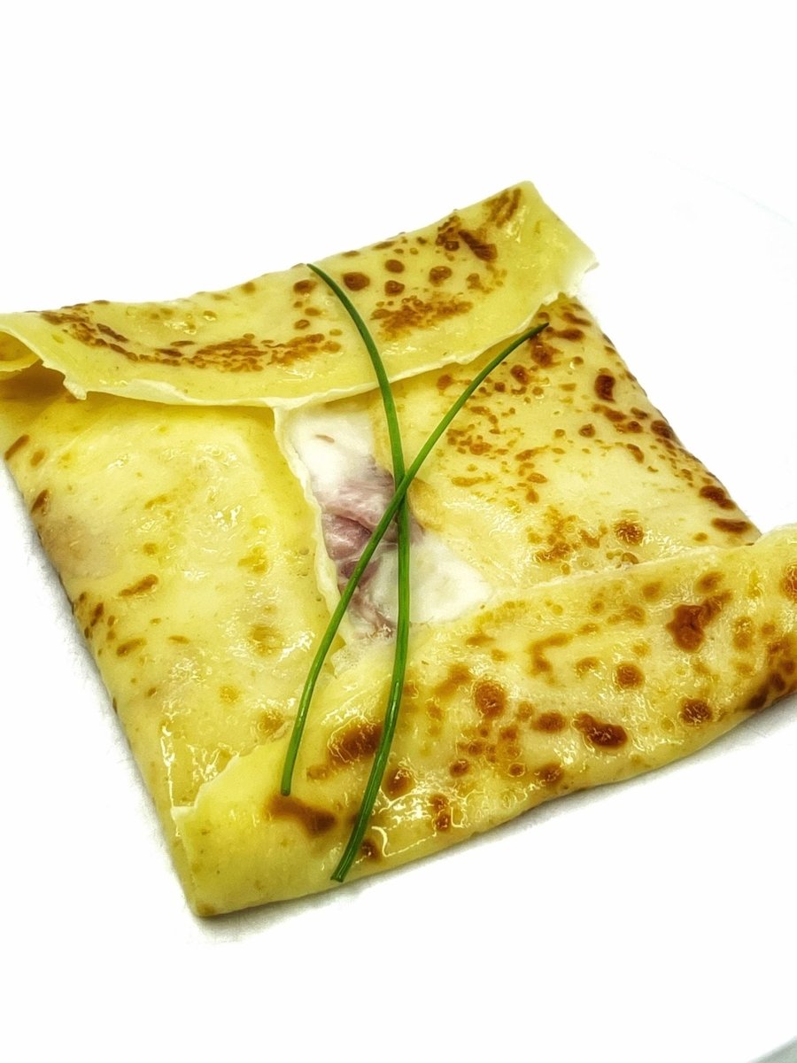 CREPE SALEE JAMBON FROMAGE - Santé gourmet Image
