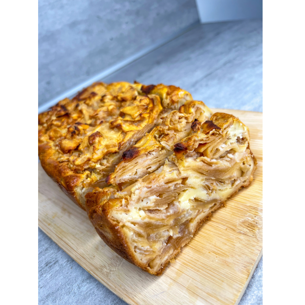Gâteau léger et peu calorique, l'invisible aux pommes