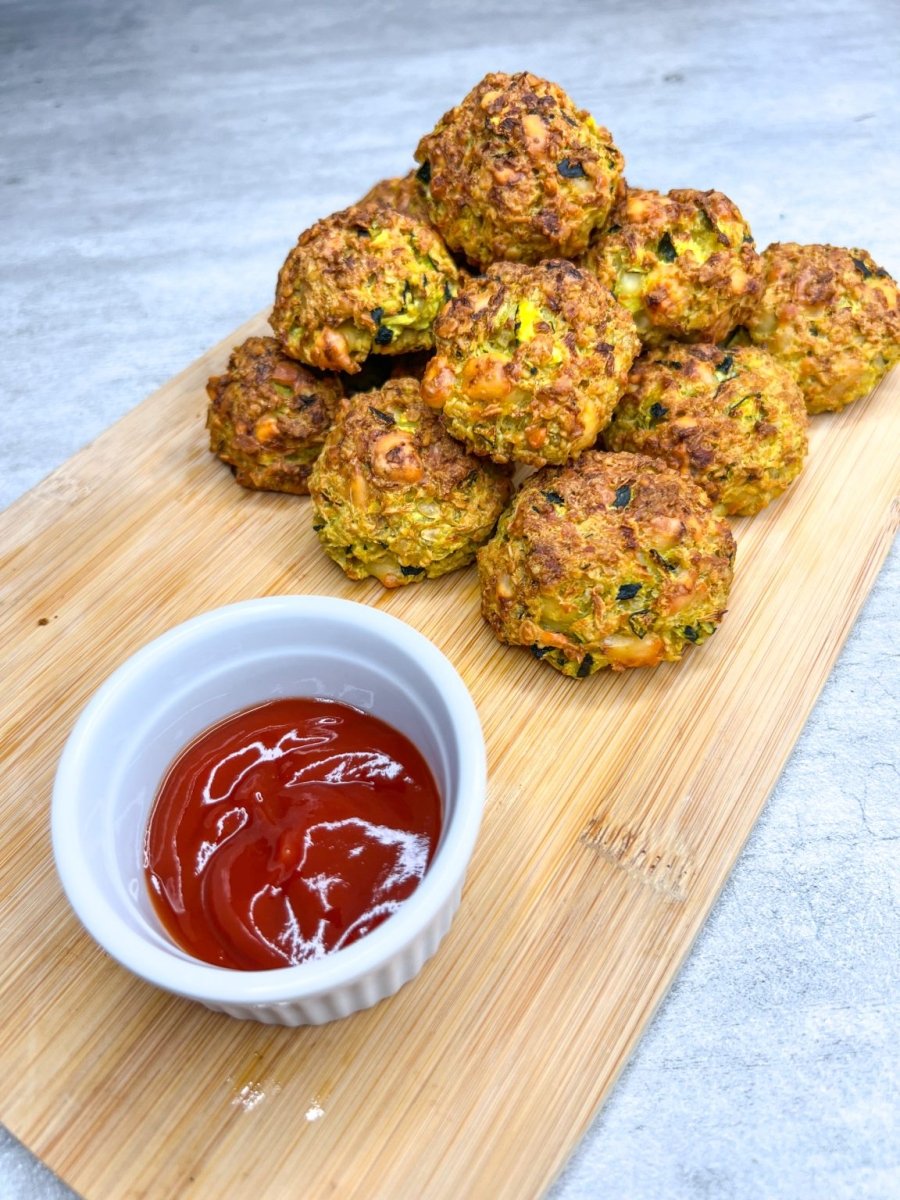 Croquettes de Courgettes au Curry Healthy - Santé gourmet