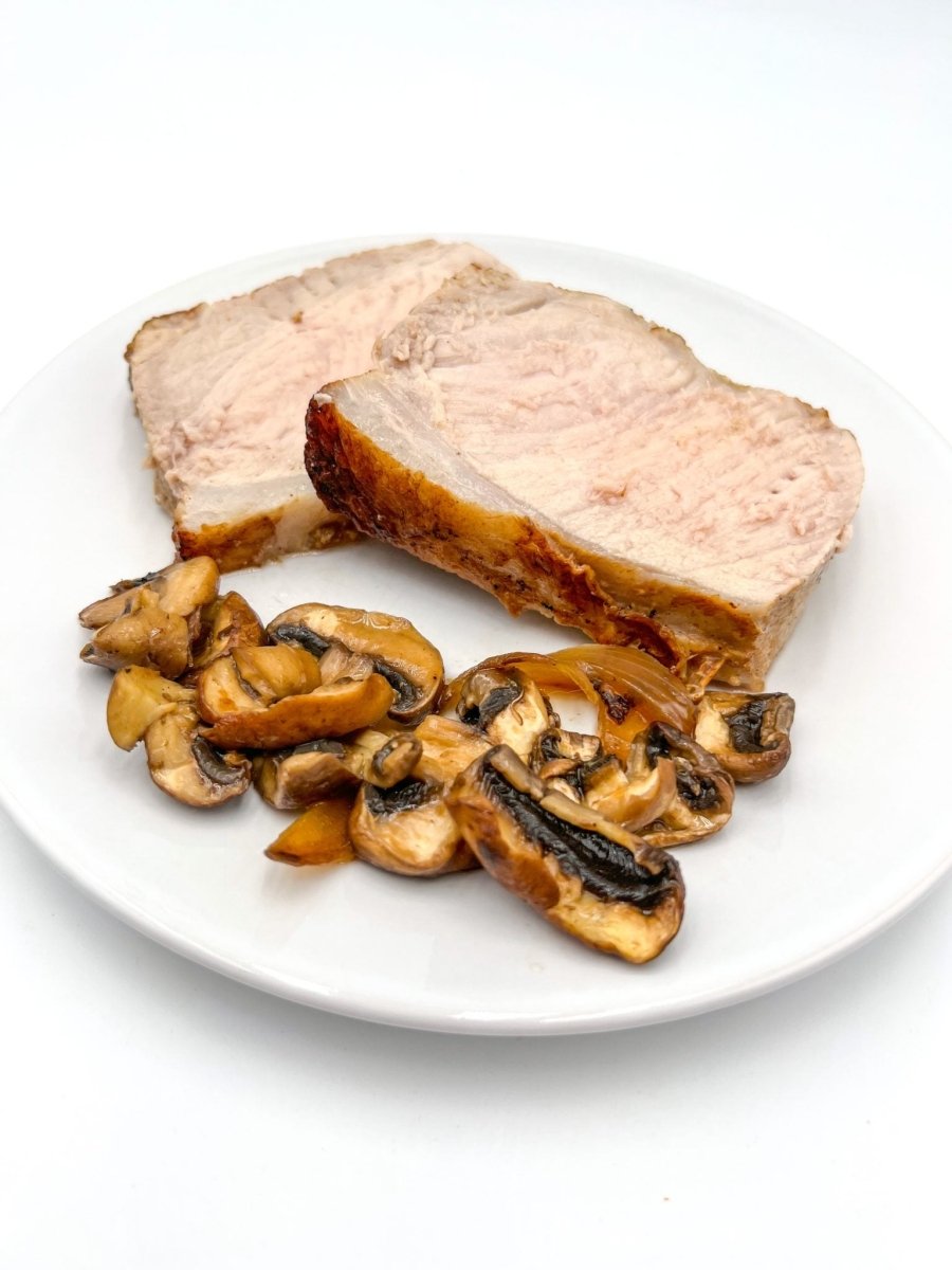 Rôti de porc aux champignons - Santé gourmet Image