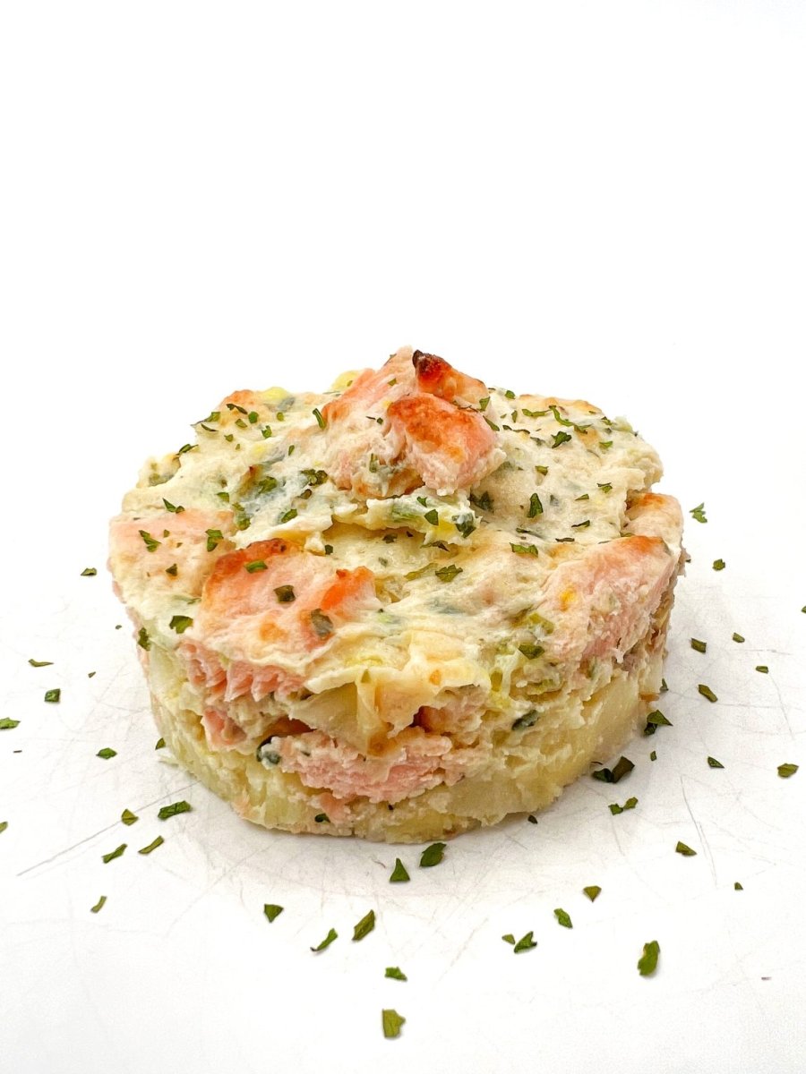 Hachis Parmentier saumon poireaux - Santé gourmet