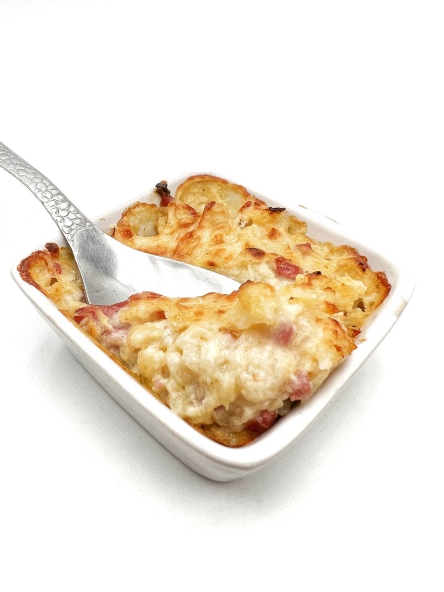 Gratin de choux-fleurs bacon comté - Santé gourmet Image