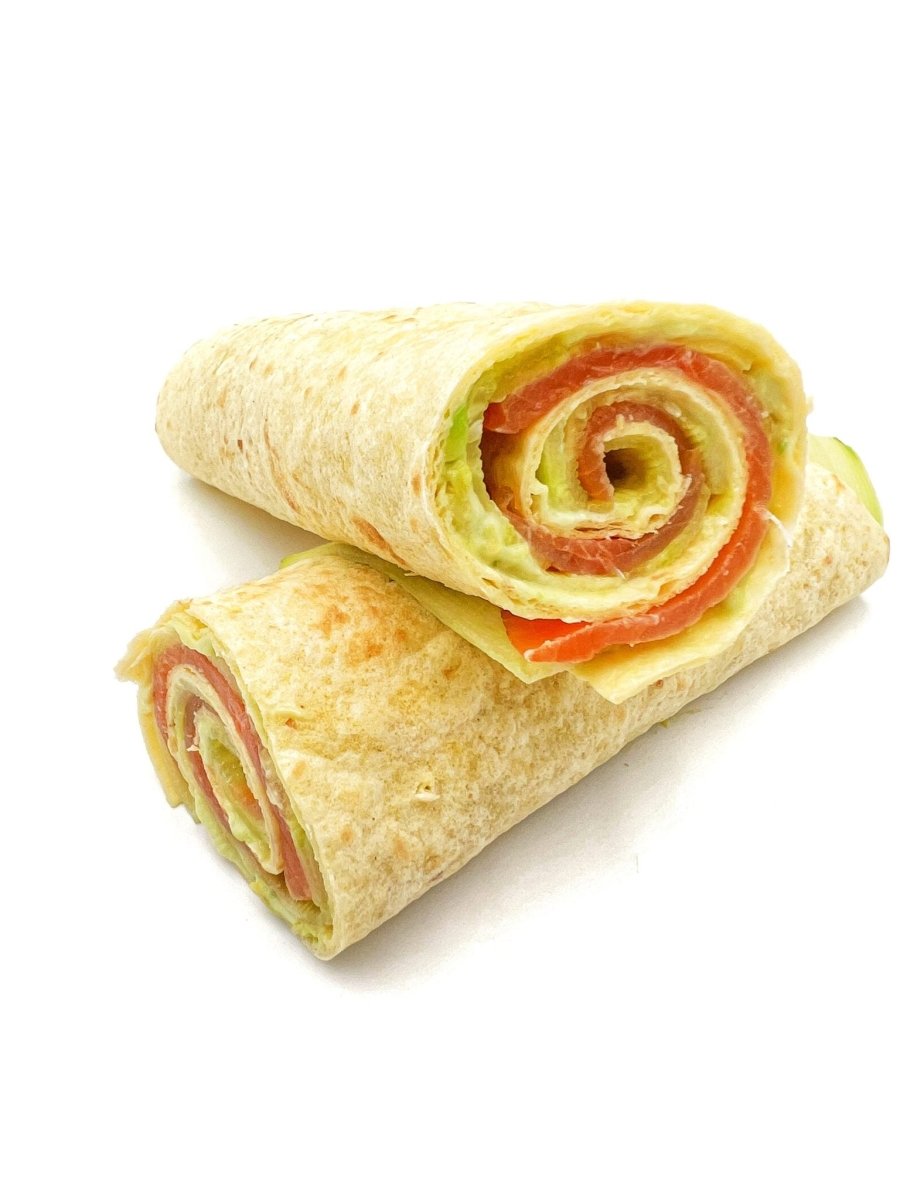 Wrap saumon concombre avocat - Santé gourmet