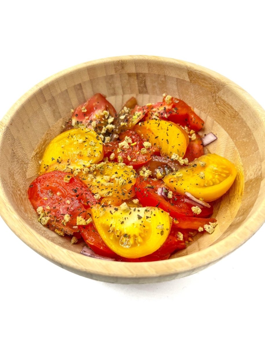 Salade de tomates tricolores - Santé gourmet