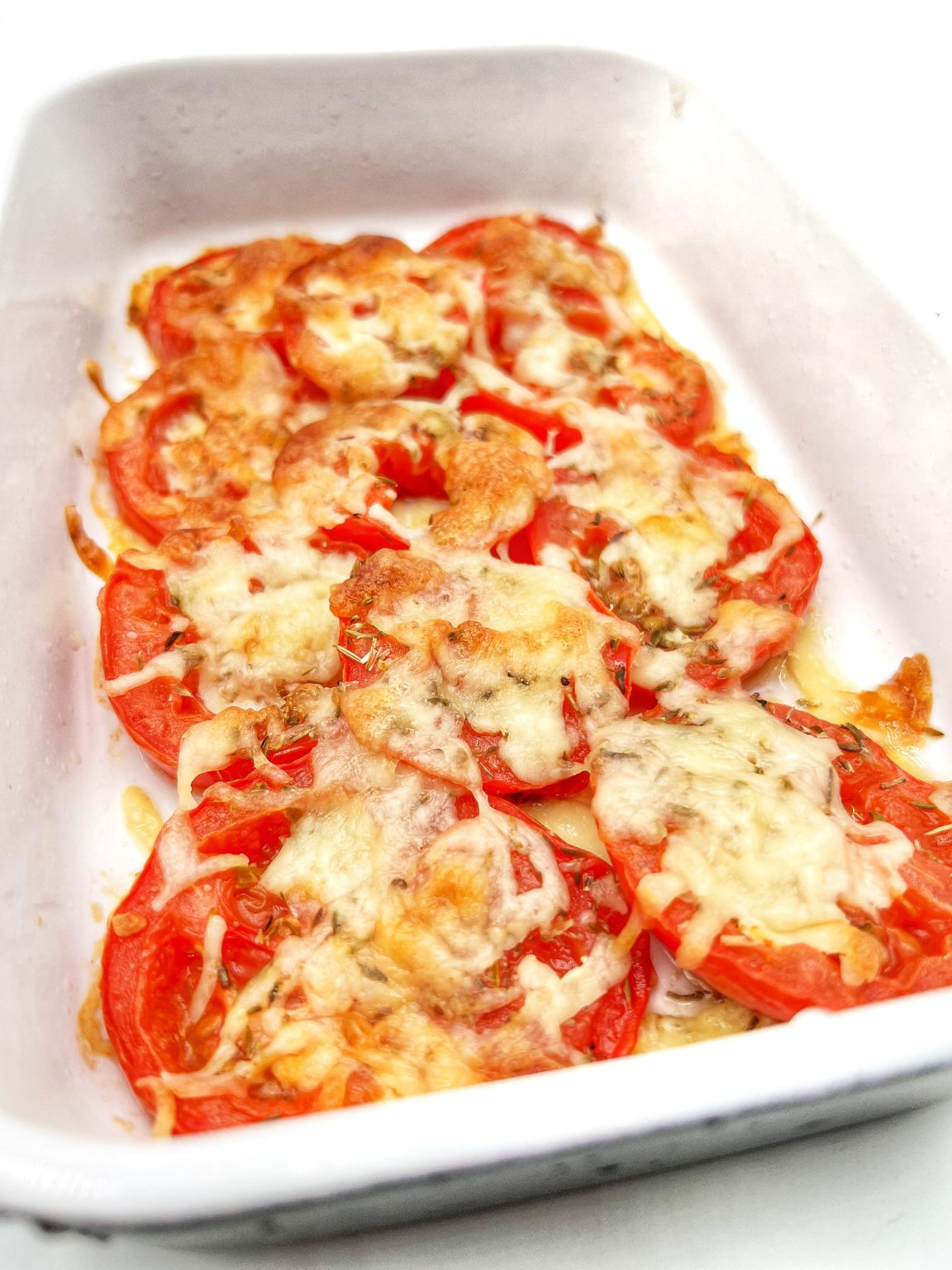 Gratin de tomates mozzarella - Santé gourmet Image