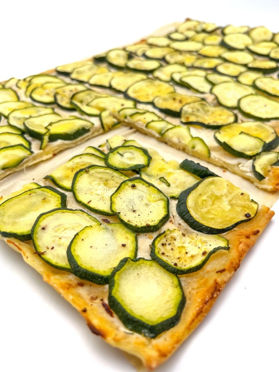 Pizza blanche ricotta et courgettes - Santé gourmet