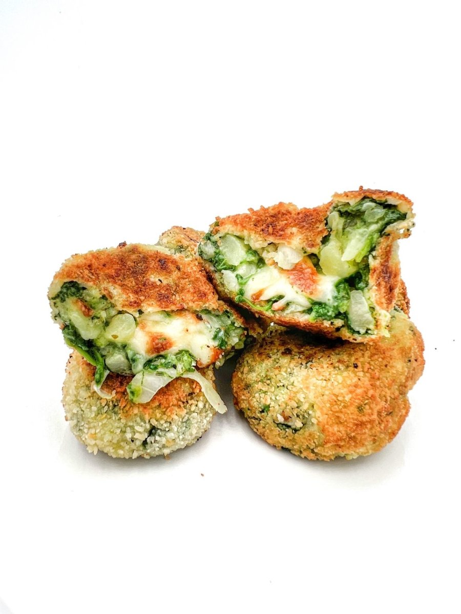 Croquettes de pommes de terre et épinards frais - Santé gourmet Image