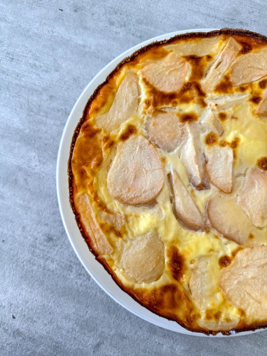 Flaugnarde aux poires - Recettes et compléments alimentaires - Santé gourmet