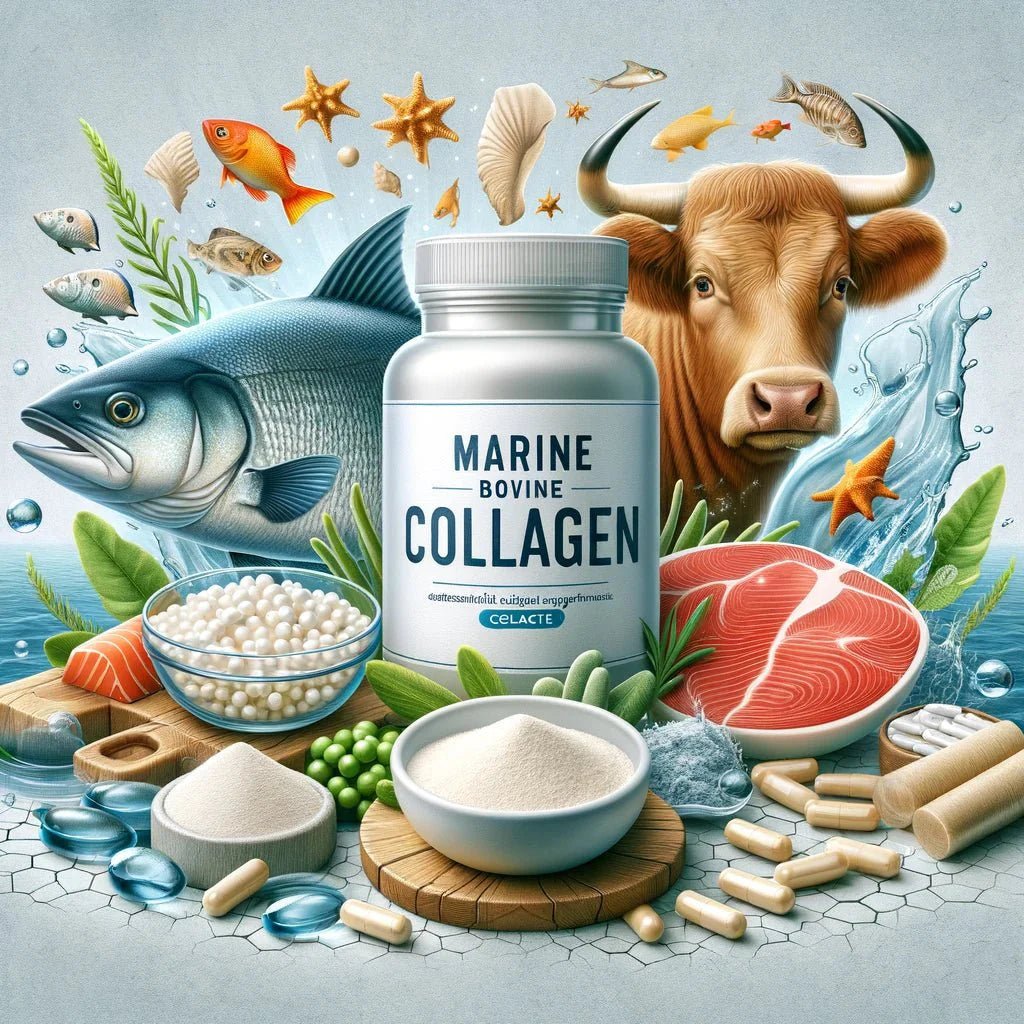 Différences entre le Collagène Marin et le Collagène Bovin - Santé gourmet
