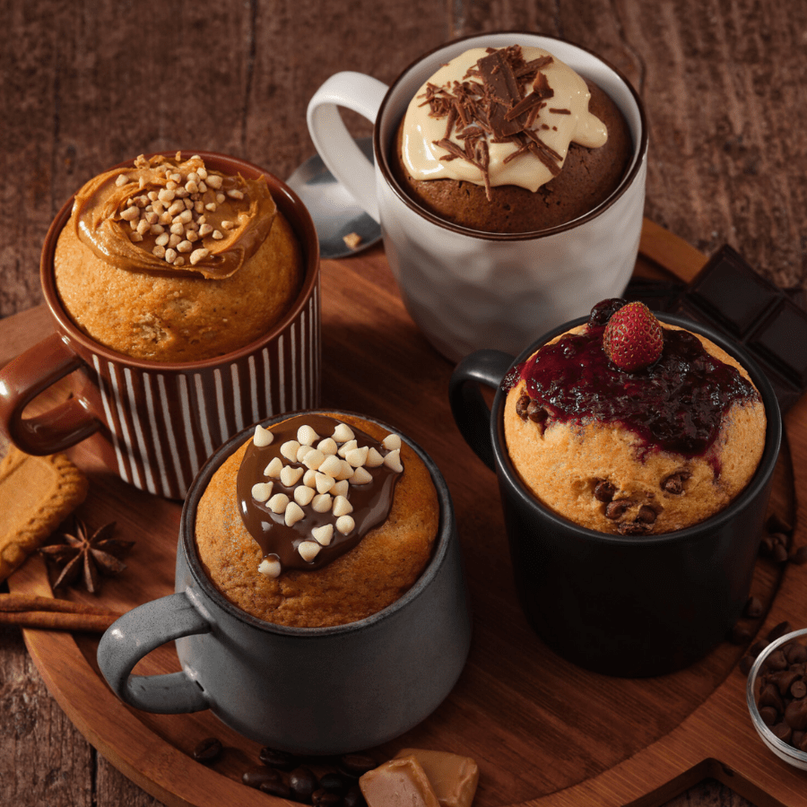 Mug cake protéiné énergisant - Chocolat (5 mug cakes)